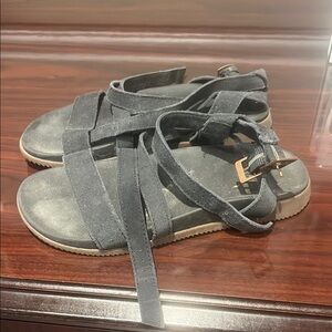 Chaco Charcoal Sandals with Adjustable Straps
